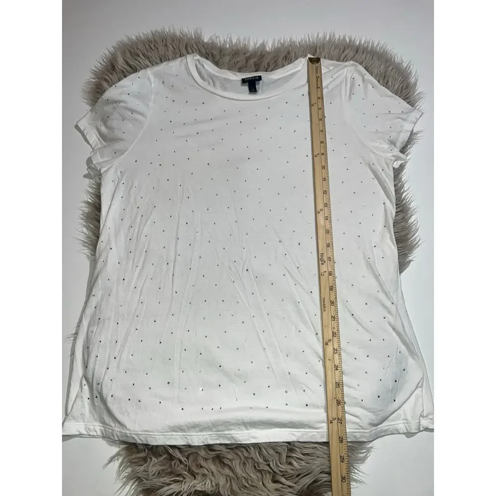 Torrid women’s white tee - Picture 7 of 12